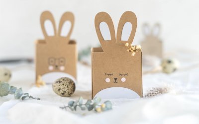 Hasen-Schachtel für Ostern – Geschenkidee inkl. Freebie