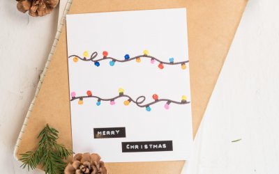 5 einfache Weihnachtskarten – Geschenkkarten selbst basteln